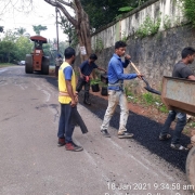 BT Road reformation work