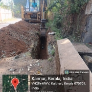 PIPE LAYING WORK IN PROGRESS