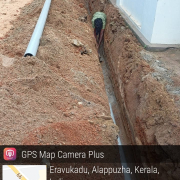 Ward 31 Eravukad 110mm PVC pipe laying work