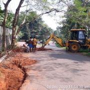 Pipe  laying work