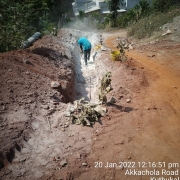 Pumping main from Cherani sump to Thadaparamba OHSR