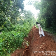 90mm pvc laying