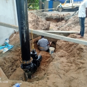 Interconnection works and valve fixing progressing