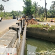 300mm DI k9 pipe laying work