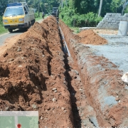 Laying of 200 DI