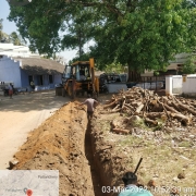 90mm 10 kg PVC pipe laying work