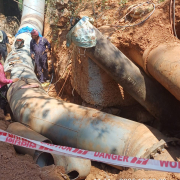 Trippangottur & Adjoining Panchayaths Common Gravity Pipe laying-Ayithara Bridge Crossing