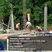 PUMP HOUSE COLUMN CONCRETING