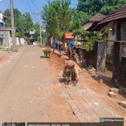 Interlock road restoration work at Valavazhi branch road