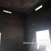 Watchman room inside plastering 