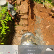 MS PIPE Extending work from steel bridge at Marappalam