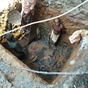 Demolishing Brick Manhole near Casualty in MCH2