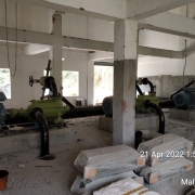 clear water pump sets at Cherani sump