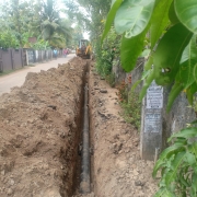 Laying of Pipe line along Kaichoondi-Village Office Road 22-10-2020