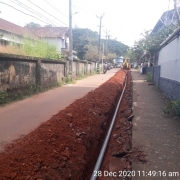 Pipe  laying work