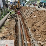 300mm,200mm DI k9 pipe laying work