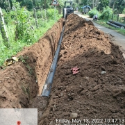 Laying of 300 DI is in progress 