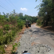 Road restoration work