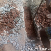 pipe laying work