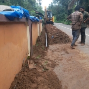 90mm pvc laying 