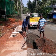 Pipe line interconnection work