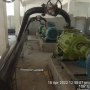 Clear water pumpset at Cherani sump 