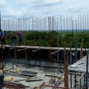 side wall  concrete work