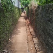 CC Road Restoration Work near Kaloor temple