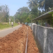90mm PVC laying 