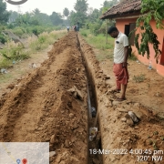 90mm 8kg PVC pipe laying 