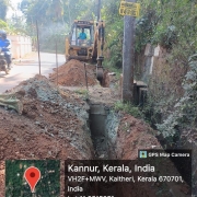 PIPE LAYING WORK IN PROGRESS