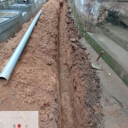 pipe laying work