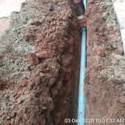 Pipe  laying work