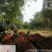 250mm DI pipe laying 