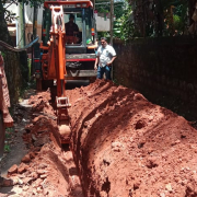 annambra GP  Ward:10  Kommallur _madrassa padi road 90mm HDPE