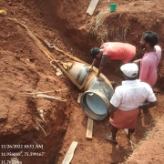 500 mm gravity at wtp chavasseryparamba