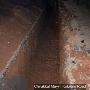 Earth compaction along Mayyil KRFB Road 