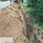 Laying of 200 DI is in progress 