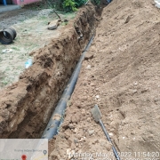 Laying of 250mm DI