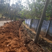 90mm PVC laying