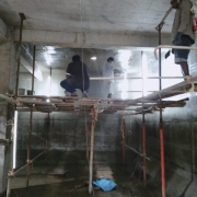 OHSR inside wall plastering work started 