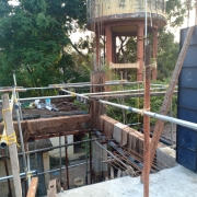 Concreting of colums above brace level 1 on 21-01-2021