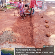 Road Berm  Concrete work (After pipe laid)