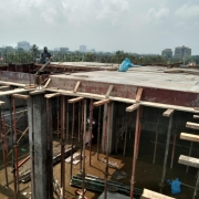 OHSR top roof slab and beam shuttering work 