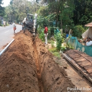 90mm PVC laying