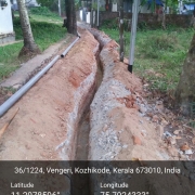 pipe laying work