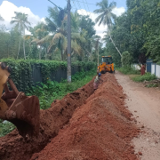 Harippadu muncippality 18 ward pipe laying work started