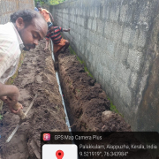 110 mm PVC pipe laid Alappuzha Municipality