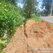 90mm pvc laying