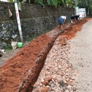 pipe laying work
